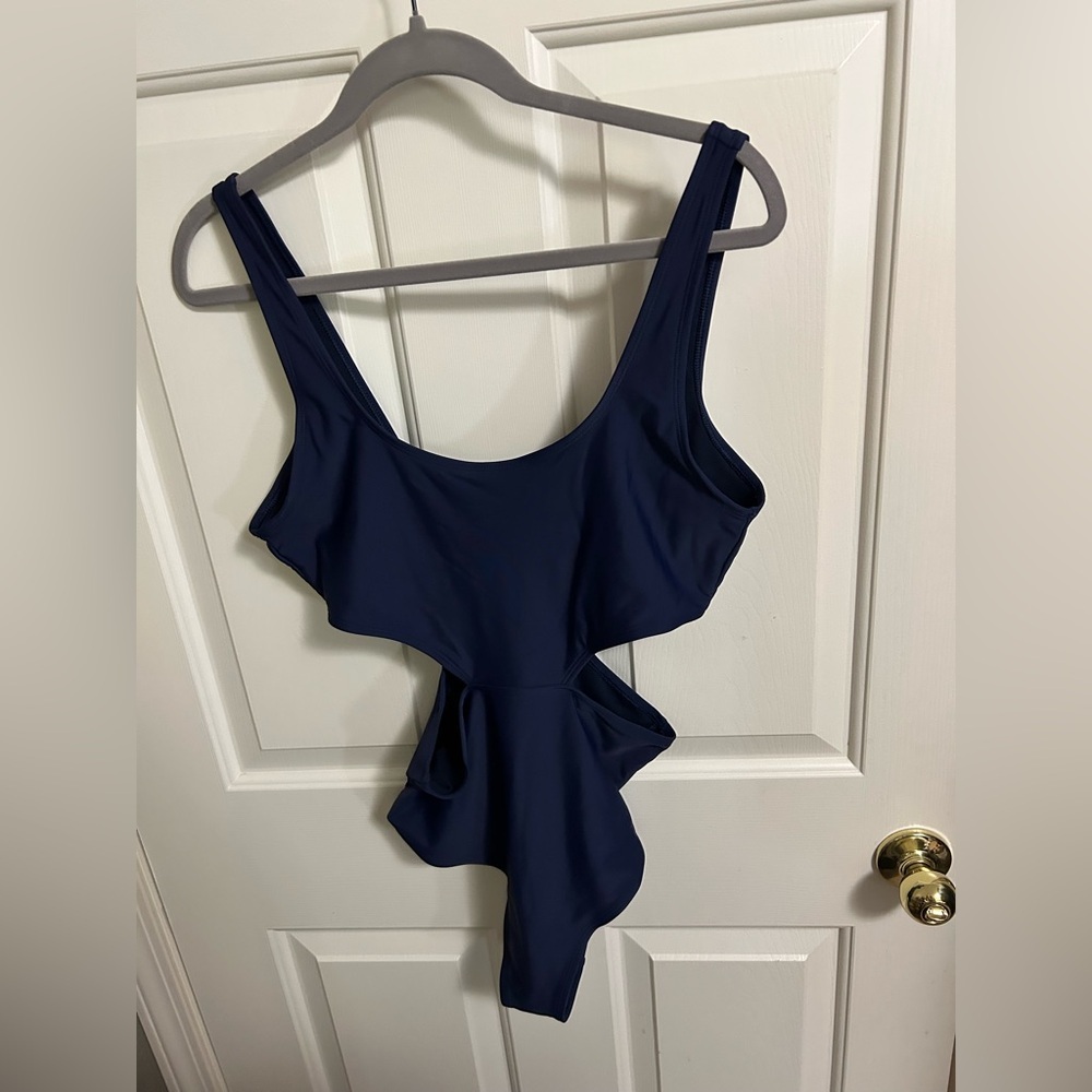 aerie Navy Blue One-Piece Swimsuit